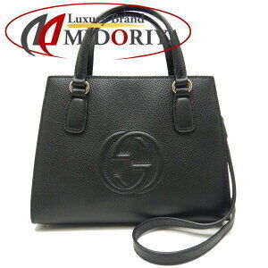 Gucci Soho Handbag Leather Black